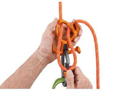 Petzl PIRANA GUIDE roping opt, portocaliu