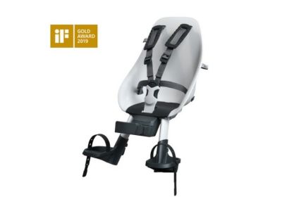 Scaun fata Urban Iki pentru bicicleta cu adaptor, shinju white/bincho black