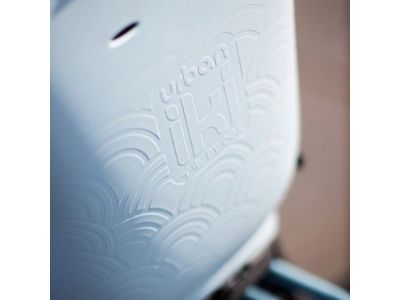 Urban Iki Rear seat with carrier adapter, aotake light blue/shinju white