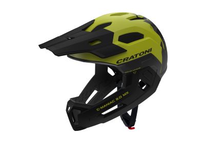 CRATONI C-Maniac 2.0 MX JR. children's helmet, lime/black matt