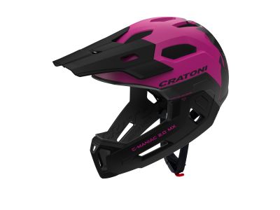 CRATONI C-Maniac 2.0 MX JR. children's helmet, Pink/Black Matt