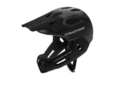 CRATONI C-Maniac 2.0 MX JR. children&#39;s helmet, black matt