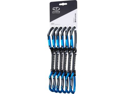 Climbing Technology Lime Set Dyneema quickdrawion set, 6 pcs, anthracite/blue