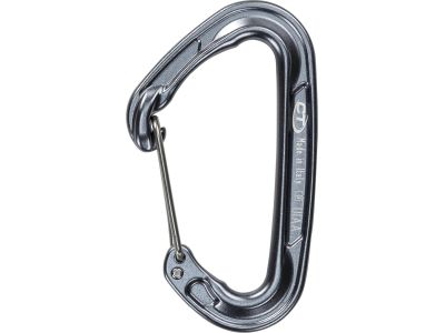 Climbing Technology Fly-weight carabiner, gray