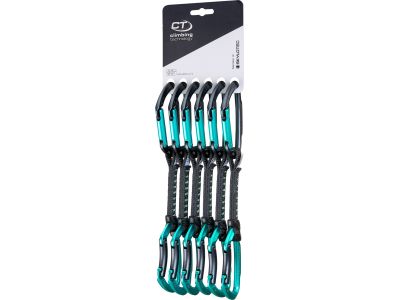 Climbing Technology Lime Set Dyneema quickdrawion set, 6 pcs, anthracite/blue marine