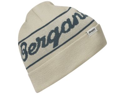 Bergans Logo Beanie Cap, Kreidesand/Orionblau