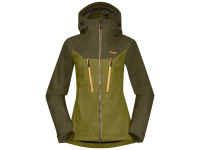 Bergans Cecilie 3L női kabát, Trail Green/Dark Olive Green