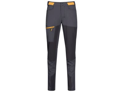 Bergans of Norway Cecilie Mtn Softshell Damenhose, Solid Dark Grey/Solid Charcoal/Light Gold Yellow