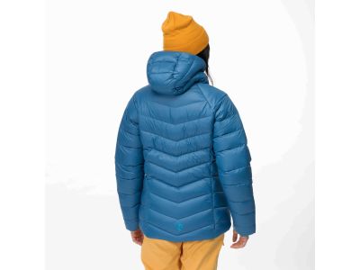 Damska puchowa kurtka Bergans of Norwegia Cecilie V3, głęboki błękit/jasny lodowy błękit