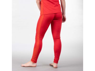 Bergans Cecilie Wool women&#39;s leggings, Red Leaf/Energy Red