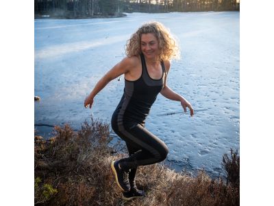 Bergans Cecilie Wool női leggings, fekete / tömör karbon