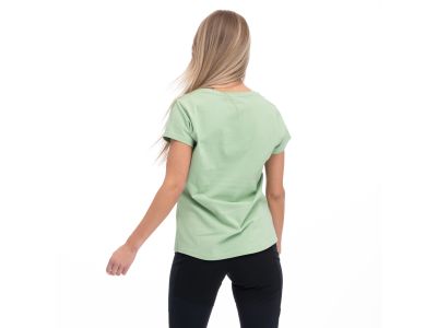 Damska koszulka T-shirt Bergans of Norwegia Classic V2 w kolorze jasnej jadeitowej zieleni