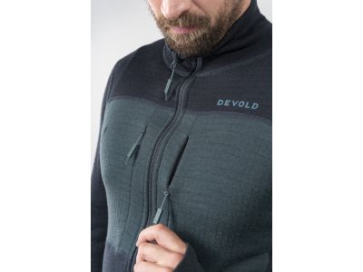 Devold EGGA GRID MERINO Sweatshirt, Tinte/Woods
