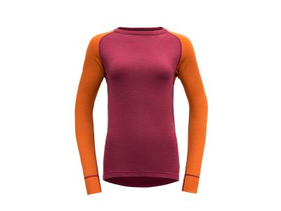 Devold Expedition Merino 235 Women&amp;#39;s T-Shirt, Beetroot/Flame