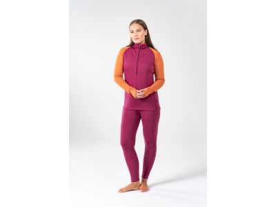 Devold Expedition Merino 235 Z. Women&#39;s T-Shirt, Beetroot/Flame