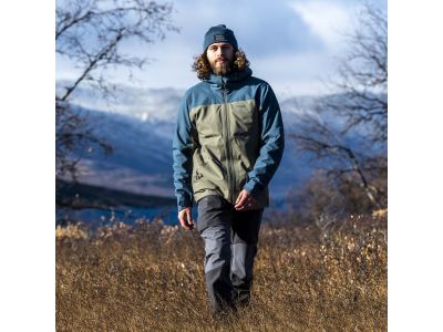 Bergans of Norway Fjorda Trekking hibrid nadrág, tömör fakarbon/szolid sötétszürke