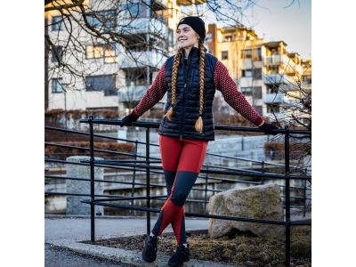 Pantaloni de damă Bergans of Norway Fløyen V2, roșu Chianti
