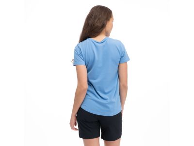 Bergans Graphic dámske tričko, pacific blue/dark shadow grey