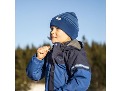 Ocieplana kurtka dziecięca Bergans of Norwegia Lilletind, kolor Dark Riviera Blue/Granat