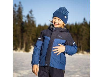 Jachetă izolată pentru copii Bergans of Norway Lilletind, albastru riviera închis/albastru marin