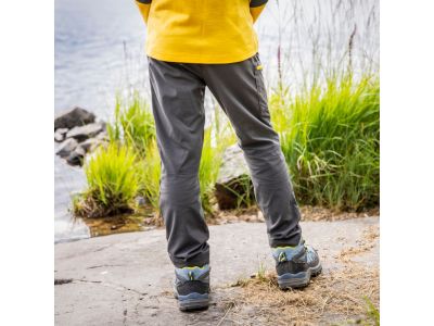 Spodnie dziecięce Bergans of Norwegia Lilletind V2 Light Softshell, kolor jednolity węgiel/jasnozłoty żółty
