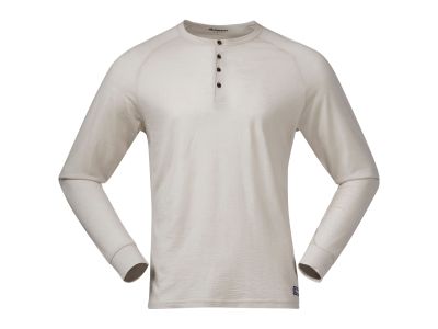 Bergans Lysebu Woll-Henley-T-Shirt, Kreidesand