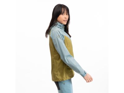 Jachetă de damă Bergans of Norway Microlight, verde măsline/albastru fum