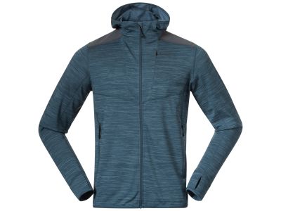 Bergans Rabot Active Mid Hood Sweatshirt, Orionblau