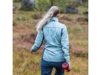 Bergans of Norway Rabot V2 szigettelt hibrid női kabát, Misty Forest/Orion Blue