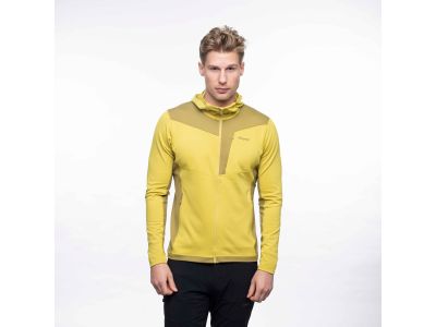 Bergans of Norway Skaland kapucnis pulóver, világos olívazöld/olívazöld