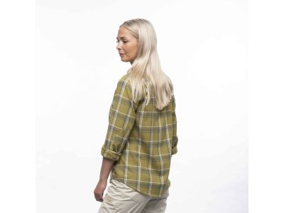 Koszula damska Bergans of Norwegia Tovdal, oliwkowa zieleń/ciemnozielona błotna krata