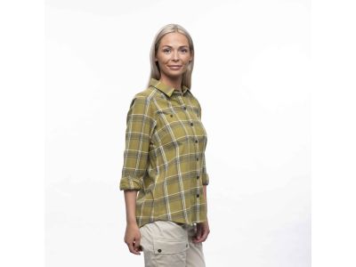 Koszula damska Bergans of Norwegia Tovdal, oliwkowa zieleń/ciemnozielona błotna krata