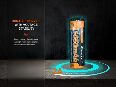 Fenix ​​14500 rechargeable battery, 1050 mAh