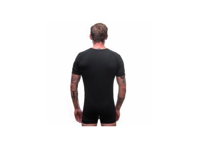 Koszulka Sensor COOLMAX AIR w kolorze czarnym