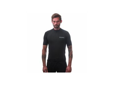 Koszulka rowerowa Sensor COOLMAX ENTRY, czarna
