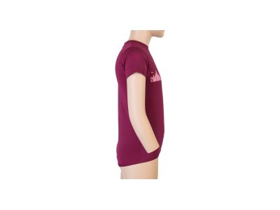 Koszulka dziecięca Sensor COOLMAX FRESH PT CAMP w kolorze liliowym