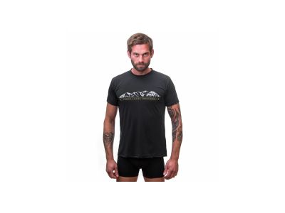 Sensor COOLMAX FRESH PT MOUNTAINS tričko, čierna