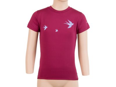 Tricou pentru copii Sensor COOLMAX FRESH PT SWALLOW, liliac