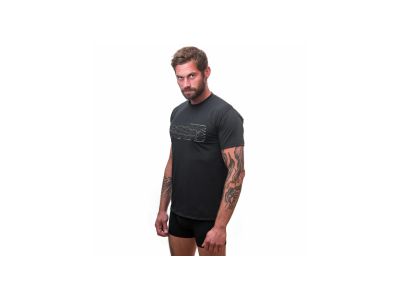 Érzékelő COOLMAX FRESH PT TRACK póló, fekete