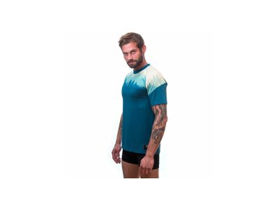 Sensor COOLMAX IMPRESS shirt, sapphire/trees