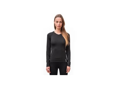 T-shirt damski Sensor COOLMAX TECH w kolorze czarnym