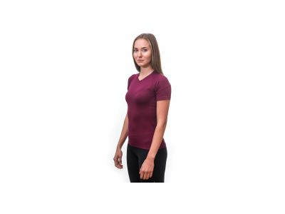 Damska koszulka Sensor COOLMAX TECH w kolorze liliowym