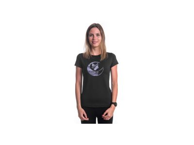Sensor COOLMAX TECH FOX dámske tričko, čierna