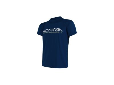 Sensor COOLMAX TECH MOUNTAINS LIMITED tričko, deep blue