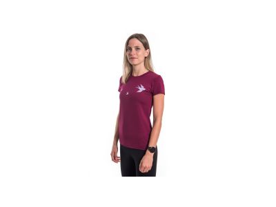 Damska koszulka Sensor COOLMAX TECH SWALLOW w kolorze liliowym