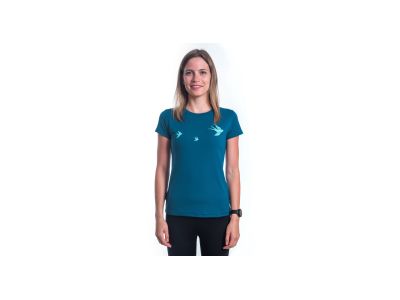 Damska koszulka Sensor COOLMAX TECH SWALLOW w kolorze sapphirem
