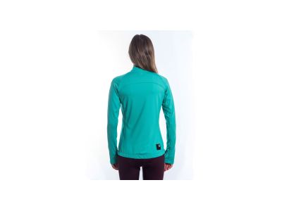 Sensor COOLMAX THERMO women&#39;s sweatshirt, full zip, sea green