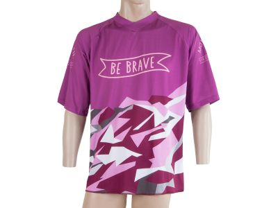 Koszulka rowerowa Sensor CYKLO BRAVE w kolorze fioletowym