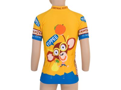 Tricou pentru copii Sensor CYKLO CHIMPANZEE, galben