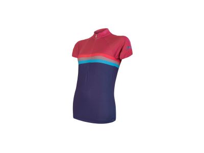 Sensor CYKLO SUMMER STRIPE women&amp;#39;s jersey, blue/red